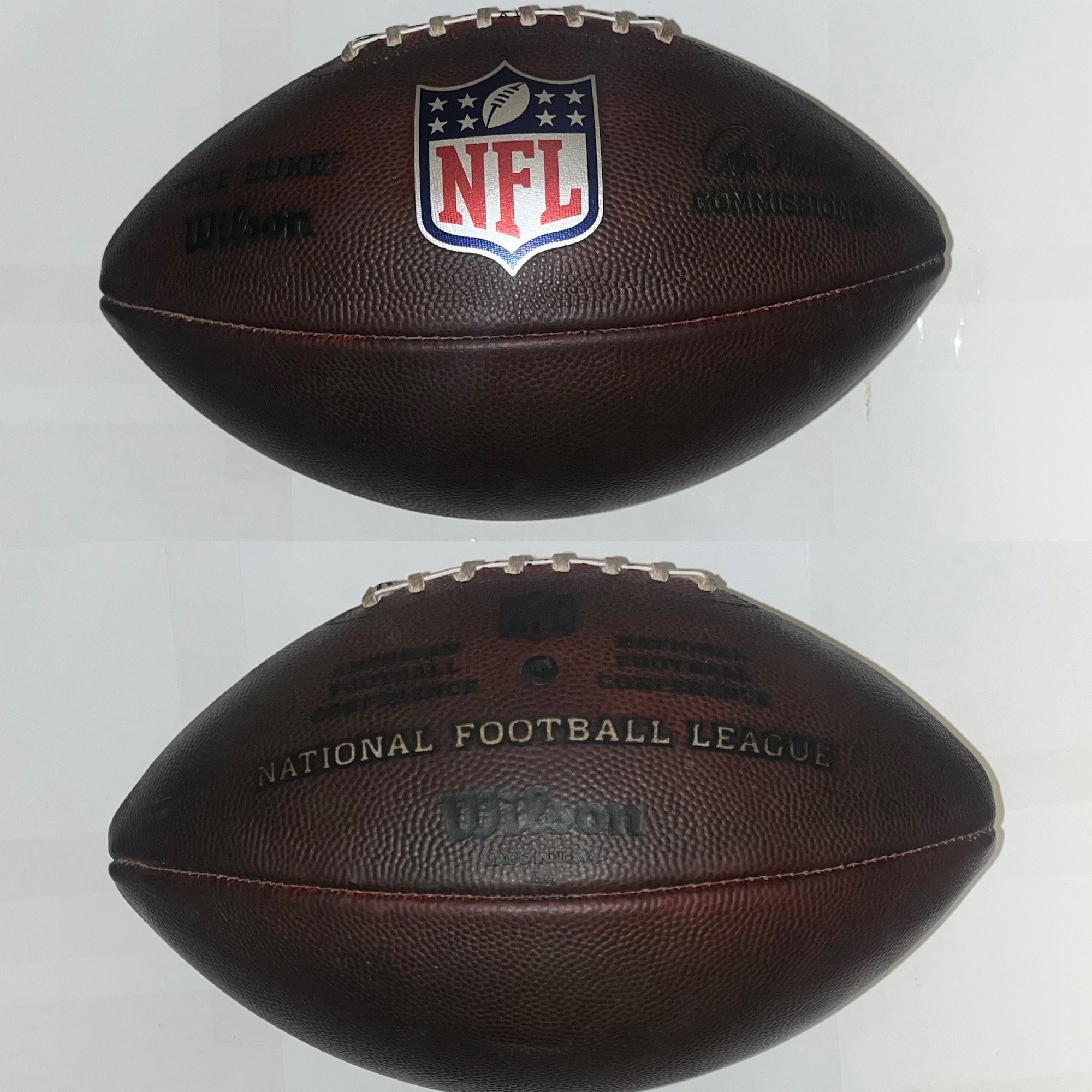 Wilson The Duke NFL Leather Game Football