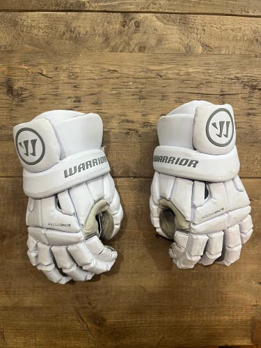 Used Player's Warrior 12" Burn Lacrosse Gloves