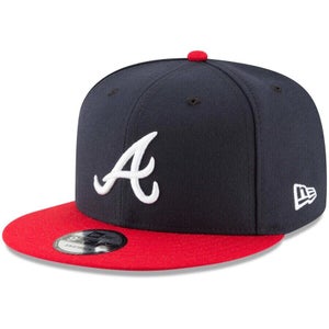 2023 Atlanta Braves A New Era 9FIFTY MLB Snapback Hat Cap Flat Brim 2Tone 950