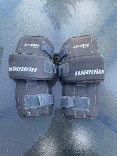 Used Warrior Ritual G4 Goalie Knee Pads