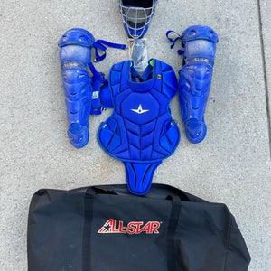 Used All Star System 7 Axis Catcher's Set