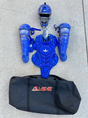 Used All Star System 7 Axis Catcher's Set