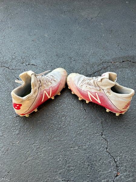 White Men's Molded Cleats Mid Top Freeze