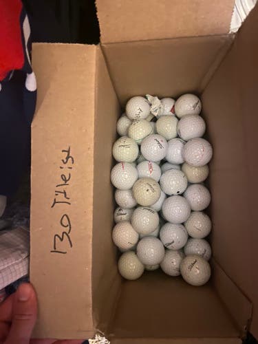 130 TITLEIST GOLF BALLS