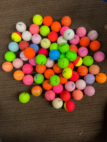 70 Colored Golf balls