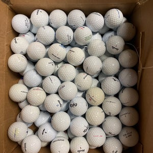 100 Used Golf Balls Assorted Brands
