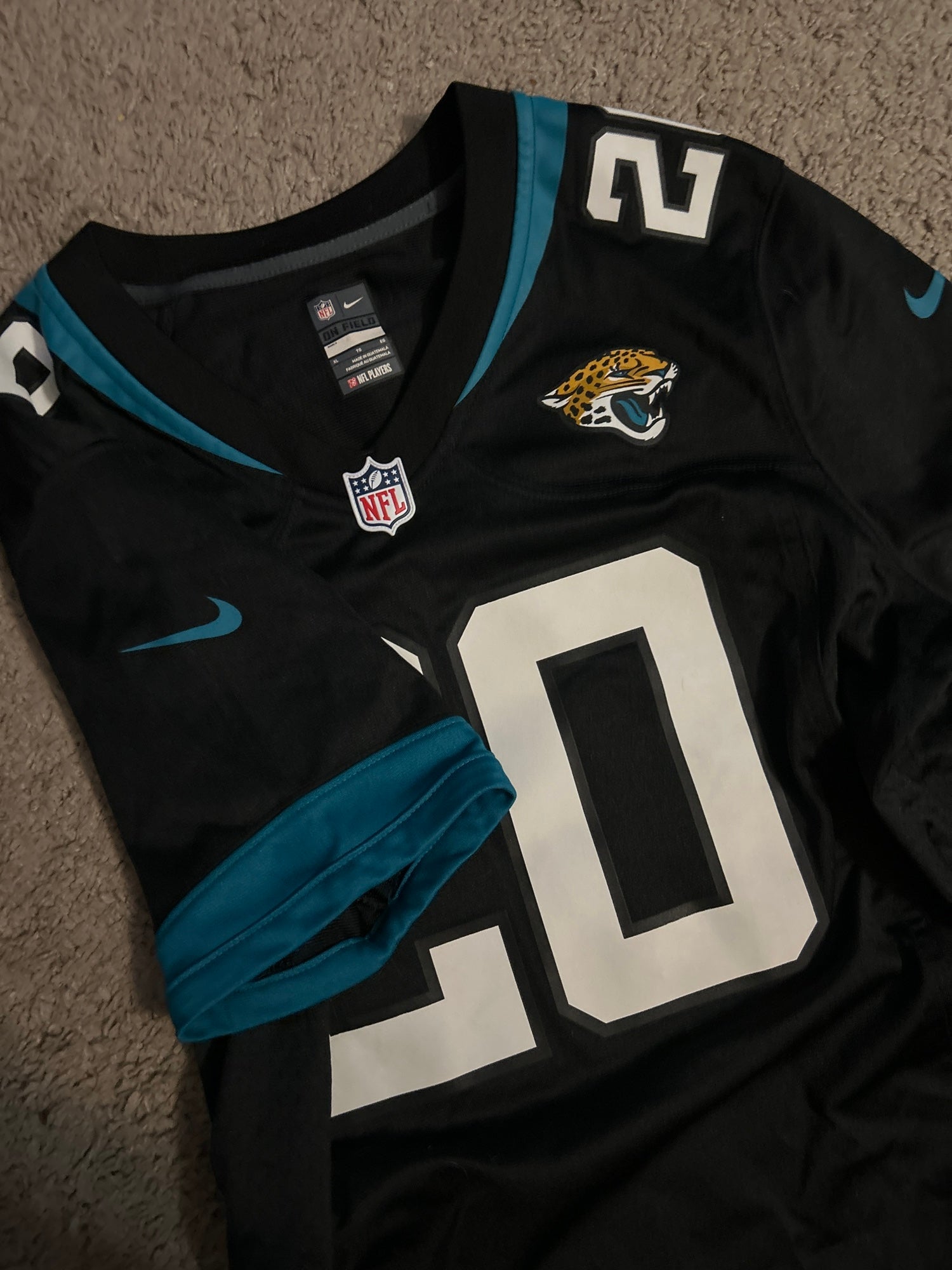 Men's Nike Jalen Ramsey Black Jacksonville Jaguars NFL 100 Vapor Limited  Jersey