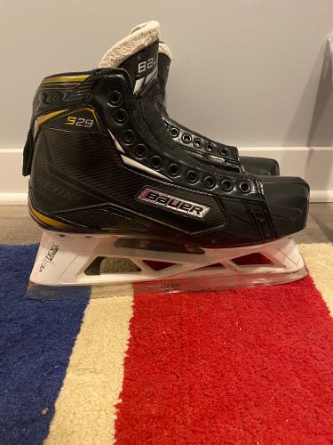 Bauer 8D Supreme S29 Goalie Skates With Two Sets Of Steel