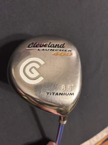 Cleveland Launcher 400 Driver 8.5° GRAFALLOY BLUE Stiff Graphite with Headcover