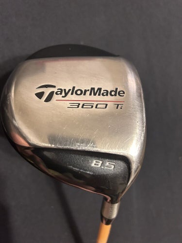 CLEAN Taylormade R360 Ti Driver 8.5° Stiff Pro force 65 Gold Shaft .350 tip