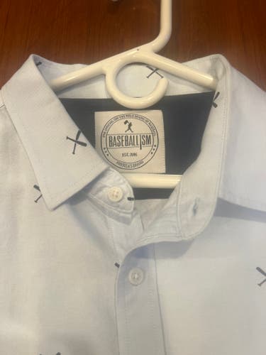 Basebllism Blue Used XL Men's Shirt