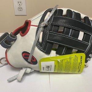 Brand New tags Rawlings 12" Heart of the Hide Fastpitch Softball Glove Red Blue Retail $299