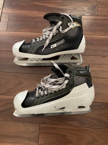 Used Bauer Extra Wide Width  Size 11.5 Supreme one55 Hockey Goalie Skates