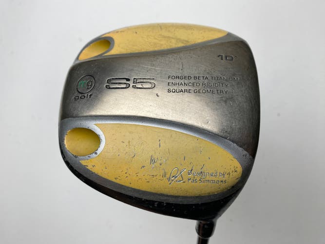 MG Golf S5 Driver 10* Master Grip CX-60 Senior Graphite Mens -2'' RH