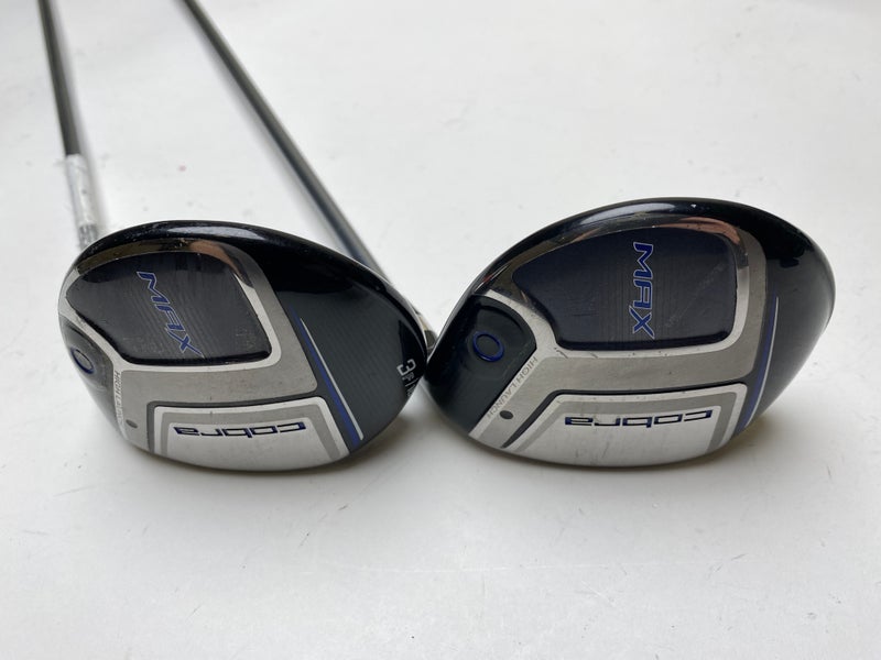 Cobra MAX 3 & 5 Fairway Wood Set 16* 20* Matrix White Tie X4 Senior Graphite RH