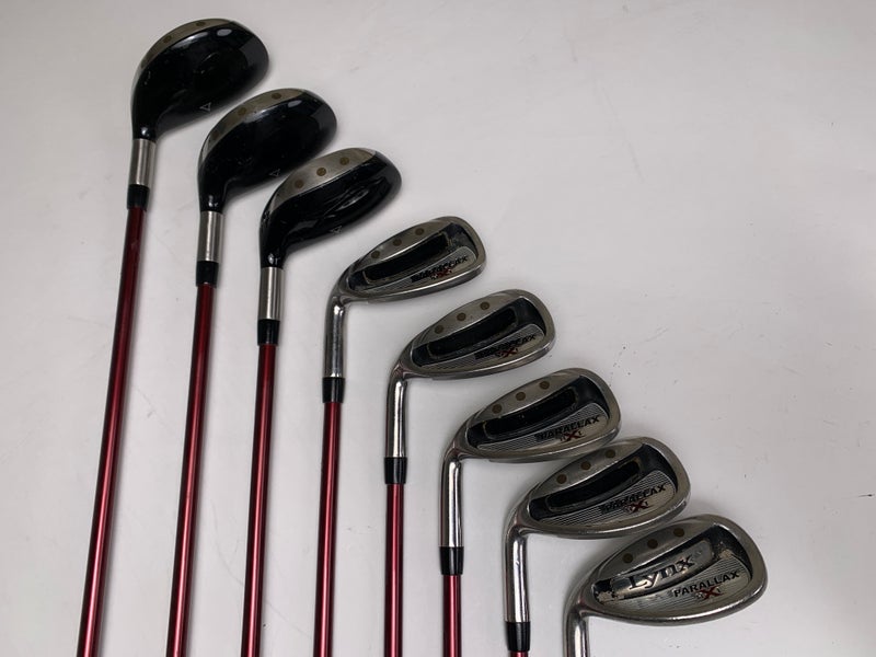 Lynx Parallax HXI Hybrid Iron Set 3-PW+SW Parallax 75g Regular No 6 iron LH