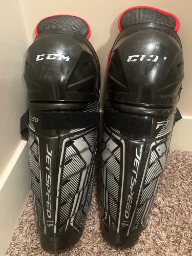 CCM Lightspeed FT350 shin guards 15”