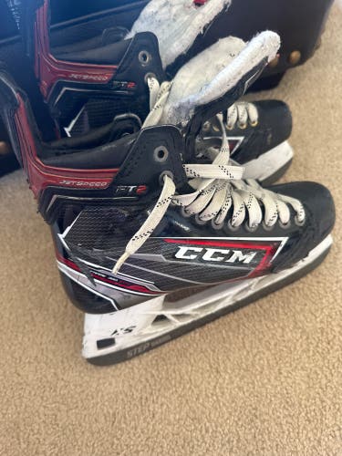 Used CCM Regular Width Size 8 JetSpeed FT2 Hockey Skates