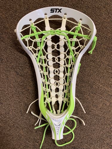 STX Crux 10 degree Strung Women's Lacrosse Head