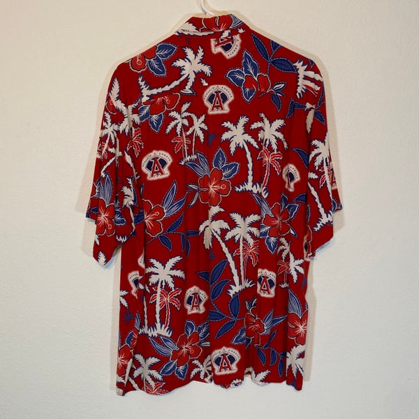 Reyn Spooner Anaheim Angels MLB Hawaiian Shirt Men Size XL