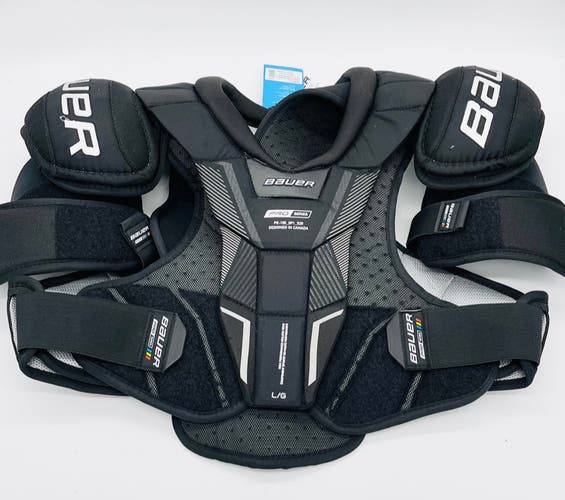 New NCAA Pro Stock Bauer Pro Series Shoulder Pads-Large