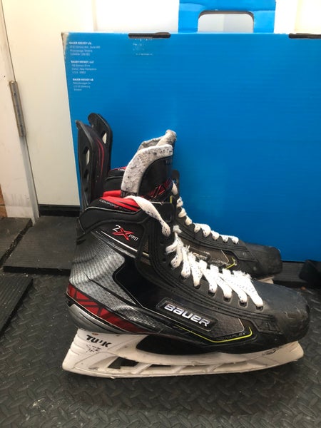 Used Bauer Extra Wide Width Size 10 Vapor 2X Pro Hockey Skates