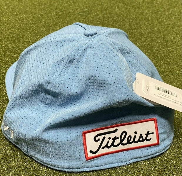 Titleist Men's Tour Stretch Tech Golf Hat, Medium/Large, Grey/Blue