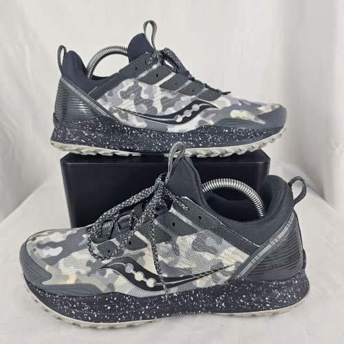Saucony Women's Mad River TR Trail Running Shoe Gray Camo S10521-20 Size 8