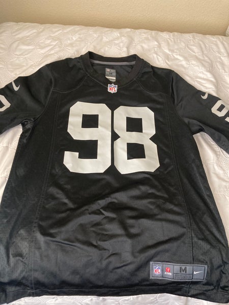 LAS VEGAS RAIDERS MAXX CROSBY #98 NIKE STITCHED ELITE JERSEY MENS