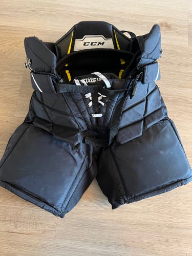 Junior Used Large CCM Axis 1.9 Hockey Goalie Pants