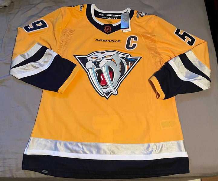 canucks and predators jersey
