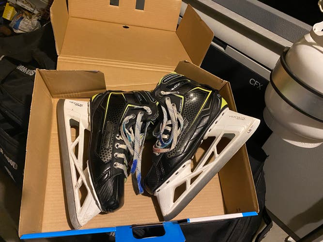 Senior Used Bauer GSX Hockey Goalie Skates D&R (Regular) 8.0