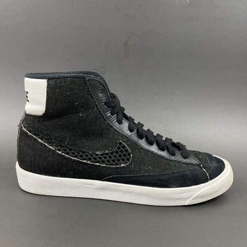Nike By You ID Blazer Mid 77 Black White Shoes DJ4859-991 Men's Size 8