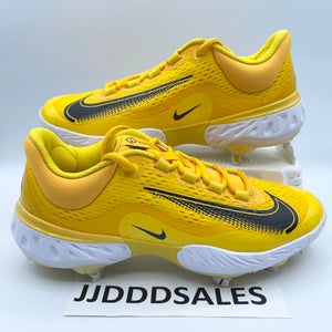 Nike Alpha Huarache Elite 4 Baseball Cleats Yellow DR6851-701 Men’s Size 8 NEW.