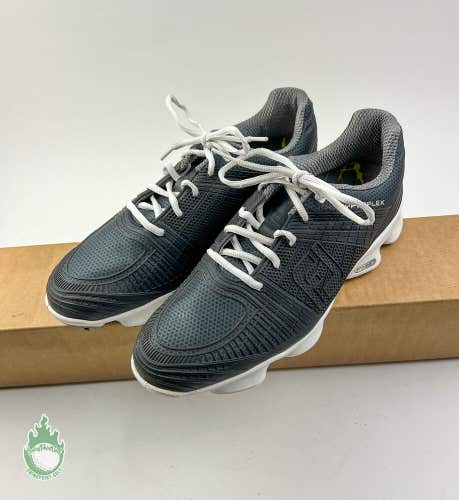 Used FootJoy FJ HyperFlex Golf Shoes Men's Size 10 Black FTF 2.0 FlexGrid