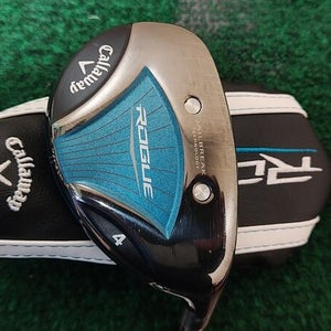 Callaway Rogue 4 Hybrid 24 Degree Stiff Flex Vista Pro 60 w Headcover