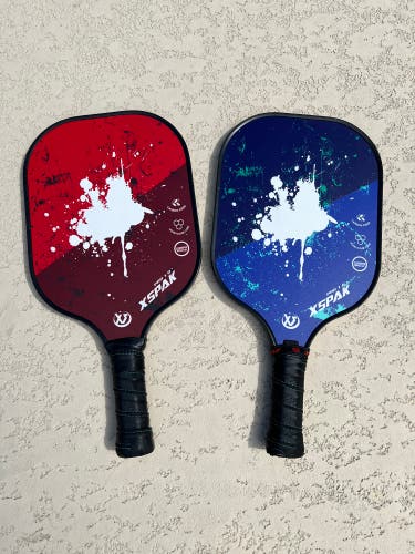 Used USAPA Approved Carbon Fiber Pickleball Paddles XSPAK Pro 1.0 OA1