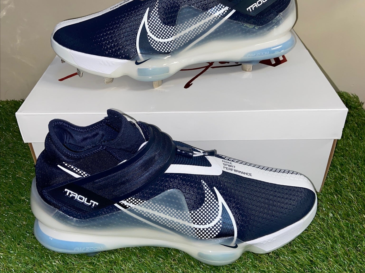 Nike Men US 8 Force Zoom Trout 7 Metal Cleats Black Dynamic Turquoise CI3134-005 Nike Force Zoom Trout 8 Elite Baseball Cleat | Hibbett main image 2