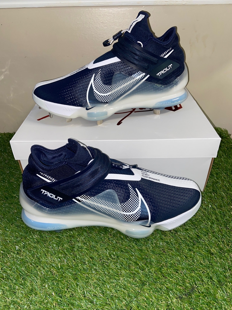 Nike Force Zoom Mike Trout 7 Baseball Cleats Blue/White Size 11.5 CI3134-403 NEW