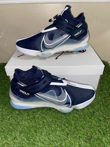 Nike Force Zoom Mike Trout 7 Baseball Cleats Blue/White Size 11.5 CI3134-403 NEW