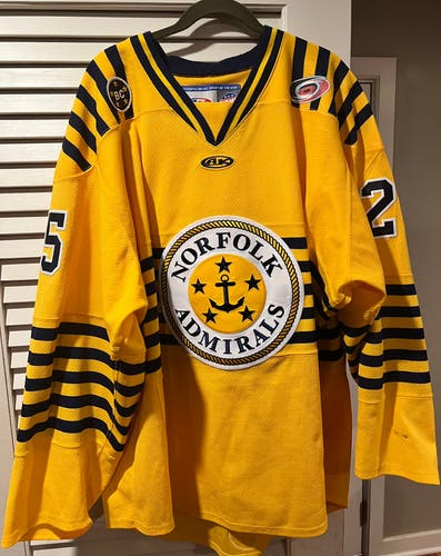 Norfolk Admirals Game Worn Colton Heffley Jersey