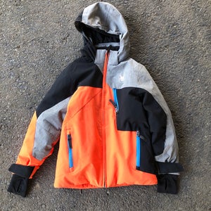 Used Orange Spyder Ski Jacket Size 8