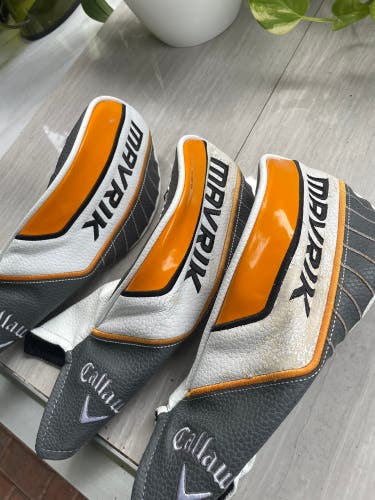 Callaway Mavrik Wood Head Covers 3 Pc