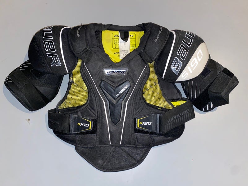 Used Medium Bauer Supreme S190 Shoulder Pads SidelineSwap