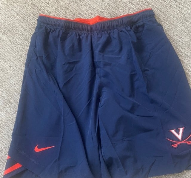 Nike UVA Virginia lacrosse team practice shorts XL NEW