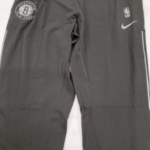 30412 Nike Brooklyn Nets TYLER ZELLER GAME USED 2017/18 Warm Up Pants W/COA