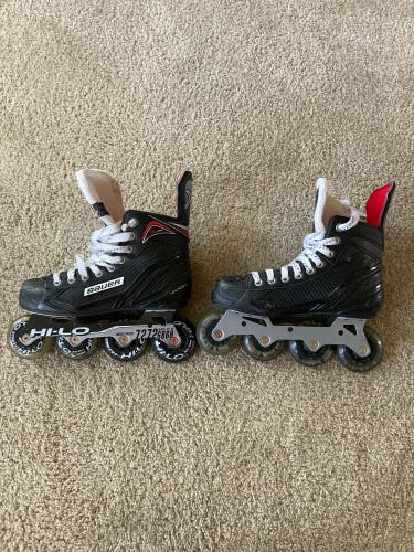 Used Bauer Regular Width Size 4 Inline Skates