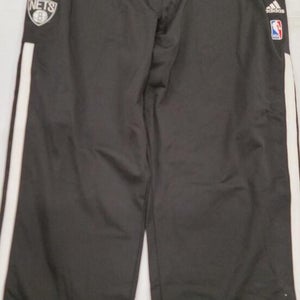 30412 Adidas Brooklyn Nets MIRZA TELETOVIC GAME USED 2013/14 Warm Up Pants W/COA