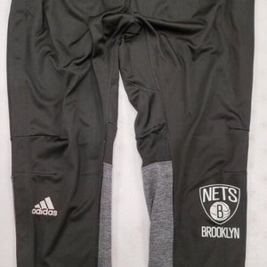 30412 Adidas Brooklyn Nets JUSTIN HAMILTON GAME USED 2013/14 Warm Up PANTS W/COA