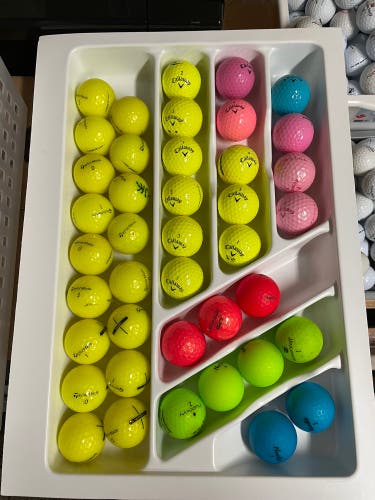 Assorted 41 Pack COLOURFUL Golf Balls